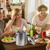 1.3L Eiswürfelbehälter, Edelstahl Eiskübel mit Luftdichtem Produktbild-Vorschau 9