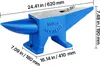 VEVOR Enclume de forge 48,1 kg Outils de forge acier forgé Voir les images du produit 8