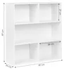 ModernHome S-20 Stojací regál, 3 úrovně, 87 x 24 x 87 cm, Náhled obrázku produktu 10