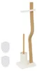 Set da bagno Relaxdays, A x L x P: 78,5 x 23 x 18 cm, legno Anteprima dell’immagine prodotto 1