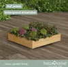 holz4home® Hochbeet Quadratisch 110x110x24 cm I Aus Produktbild-Vorschau 2