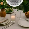 Candelo Votivkerzen 32 Kerzen im Glas -  Weiße Stilvolle Produktbild-Vorschau 5