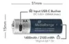 MEDIARANGE USB-C AAA Akku Li-Ion 1,5V, 500mAh, 1200 Produktbild-Vorschau 8