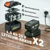 Akku-Laubsauger 20V Kabellos Laubbläser mit 2x4.0Ah Akku & Produktbild-Vorschau 5