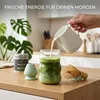 6er Set Matcha Gläser 400ml - Hochwertiges Wellenglas Produktbild-Vorschau 3