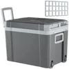 tectake®️ Elektrische Kühl- und Wärmebox 35l mit Rollen und Produktbild-Vorschau 1