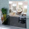 Spritzschutz Herdabdeckplatte Schneidebrett aus Glas Nicht Produktbild-Vorschau 3