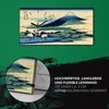 Dekor Leinwand Uhr Wandbilder 60x30 Gutshof Umezawa in der Produktbild-Vorschau 5