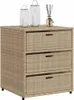 vidaXL Armoire de jardin beige 55x59x69 cm Poly rotin Voir les images du produit 11