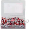 A clear, well-lit image of a plastic storage box filled with wall plugs. Náhľad obrázku produktu