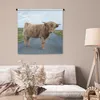 MuchoWow® Wandteppich Wandbehang Scottish Hochlandrind - Produktbild-Vorschau 5