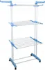 A three-tiered folding drying rack with side hangers. Produktbild-Vorschau