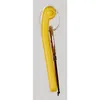 A close-up side view of a yellow keychain clip. Náhled obrázku produktu