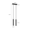 Arcchio LED-Pendelleuchte Franka, 2-flg., schwarz, Alu Produktbild-Vorschau 7