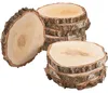 Grosse Baumscheiben 10 Stk. Dekoholz Holzscheiben Produktbild-Vorschau 1
