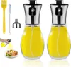 2 Stück Ölsprüher, 200 ML Edelstahl Öl Sprühflasche, Produktbild-Vorschau 1