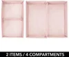 Aufbewahrungsbox Stoffkisten Organizer mDesign 2er Set Produktbild-Vorschau 4