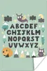 MuchoWow® Poster Illustration des Alphabets und Tiere auf Produktbild-Vorschau 1