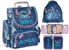 Schulranzen Set 3-teilig Tornister Jungen Stitch Blau Aloha Produktbild-Vorschau 1