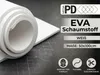PD Media EVA Schaumstoff Weiß 5mm – 50x100 cm, High Density Produktbild-Vorschau 1