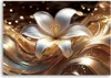 Leinwandbild Gold Lilienblüte 100x70 Feeby Gold bild für Produktbild-Vorschau 3