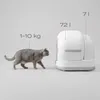 Peluvio Selbstreinigende Katzentoilette mit App PEARL, 72 Produktbild-Vorschau 4
