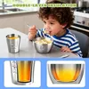 Edelstahl Baby Geschirrset, Kindergeschirr-Set aus Produktbild-Vorschau 5