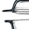 A close-up abstract view of two stacked glass elements, likely part of a dish or container, against a white background. Náhled obrázku produktu