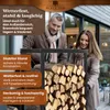 BLACK OAK JACK 120-80 Kaminholzregal 120x80x25cm Metall Produktbild-Vorschau 6