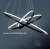 Lampa wisząca LED 2130Black- 3 pierścienie 40*60*80cm 108W Podgląd zdjęcia produktu 3