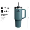 Stanley Quencher H2.0, 1,2 liter, kleur: Blue Spruce Petrol Productafbeelding-voorbeeld 2