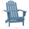 Chaise de jardin Adirondack bois de sapin massif bleu Voir les images du produit 6