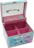 Plüsch-Kosmetikkoffer mit Make-up – Regenbogen-Schlafkatze Produktbild-Vorschau 3