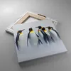 Bild auf Leinwand - Leinwandbild - Pinguine Winter Schnee Produktbild-Vorschau 2