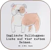 Mr. & Mrs. Panda Untersetzer für Gläser Englische Bulldogge Produktbild-Vorschau 1