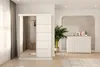 A bedroom or dressing room setting with a wardrobe and a dresser. Produktbild-Vorschau