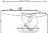 Luxus-Couchtisch NAIMA – transparent/gold Produktbild-Vorschau 4