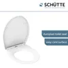 SCHÜTTE Duroplast Sedile WC LED, sedile WC con luce Anteprima dell’immagine prodotto 4