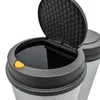 Abfalleimer 2x25 Liter Duo Bin - Farbe: grau mit schwarzem Produktbild-Vorschau 10