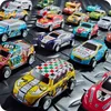 A collection of colorful toy cars arranged on a textured surface. Náhľad obrázku produktu