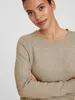 Vero Moda Doffy O-neck Pullover Braun L Frau Braun L Produktbild-Vorschau 5