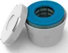 A white spa filter with a blue ring is shown with its white lid open. Podgląd zdjęcia produktu