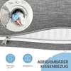 ELONEO Rückenkissen 100 cm breit, Keilkissen für Bett und Produktbild-Vorschau 8