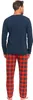 Langer Herren-Pyjama, Karierte Hose, Weihnachtsgeschenk, Produktbild-Vorschau 5