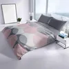 Renforce Baumwollbettwäsche Set 200x220 Rosa Grau Weiß Produktbild-Vorschau 5