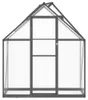 vidaXL Gewächshaus mit Fundamentrahmen Anthrazit 169x58x195 Produktbild-Vorschau 3