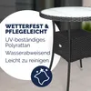 CASARIA® Polyrattan Gartentisch 60cm Rund 5mm Produktbild-Vorschau 2