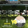Outsunny Feldbett faltbar Campingbett mit Matratze Produktbild-Vorschau 6