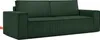 A dark green sofa is shown against a white background. Produktbild-Vorschau