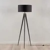 Lindby Stehlampe Benik, Tripod, Textil, schwarz/gold, 153cm Produktbild-Vorschau 14